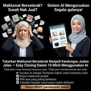 Pakej AI Assistant Untuk Produktiviti & Sokongan Bisnes