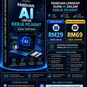 Pakej AI Untuk Kerja Pejabat (Ebook & Rakaman)